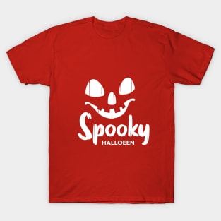 A Smile Spooky Face Halloween T-Shirt T-Shirt